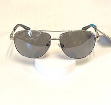 New, Unisex Sunglasses Foster Grant Silver Metal , 100 UVA-UVB Lens Protected
