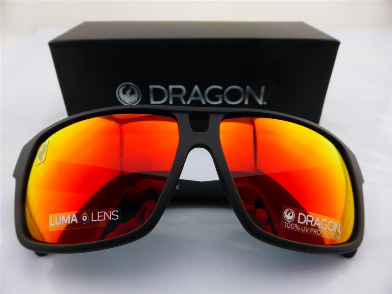 Dragon THE JAM LL Sunglasses Matte Black Lumalens Red Ionised Lenses