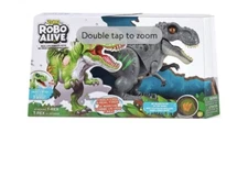 ZURU Robo Alive - Attacking T-Rex Battery-Powered Robotic Toy GREY NIB