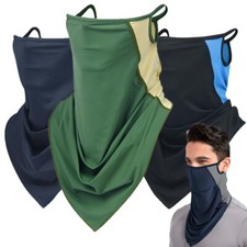 Tactical Balaclava Neck Gaiter Half Face Mask Scarf Breathable Bandana Cover US