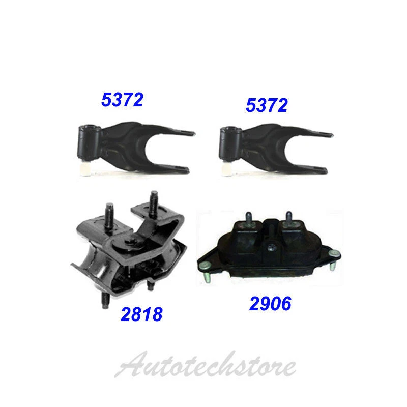 Juego de 4 soportes de motor y transmisión de 3,5 L para Chevrolet Impala 2006-2008 M806 Foto 2 de 4