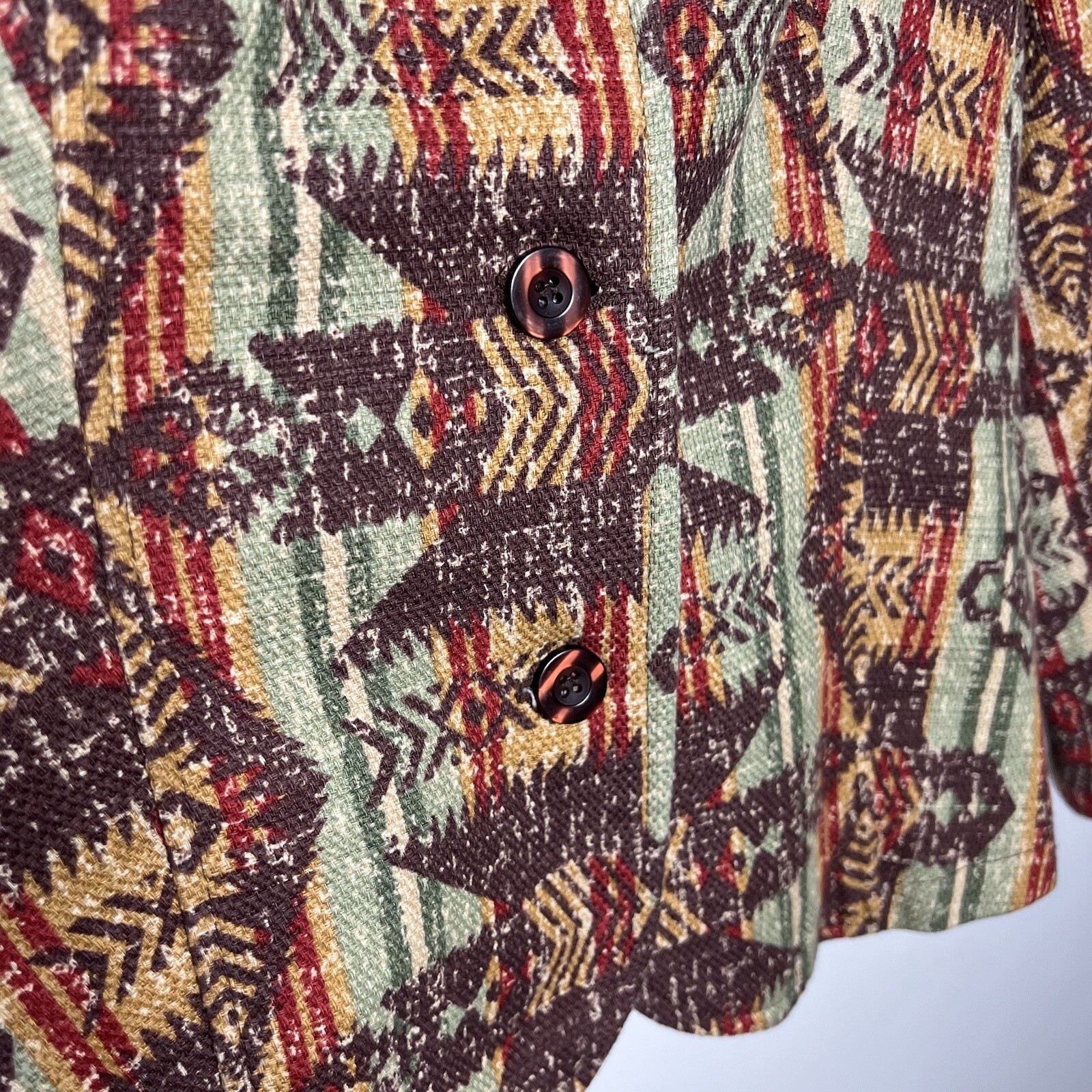 Coldwater Creek Blazer Womens 18 Aztec Western Tw… - image 10