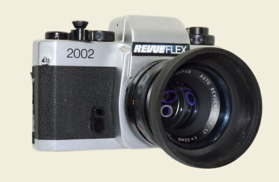 REVUEFLEX 2002+REVUENON 1:7/55 Great, Working. Good condition, working.