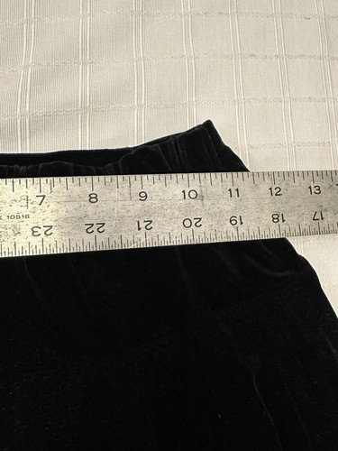Zara Girls Black Velour Skirt Skort Holiday Dress Outfit Pull On Elastic 11 12 - Picture 8 of 9