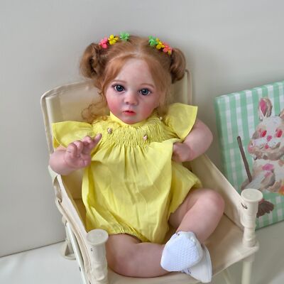 60CM Reborn Toddler Girl Doll Missy 3D Skin Multiple Layers Visible Veins
