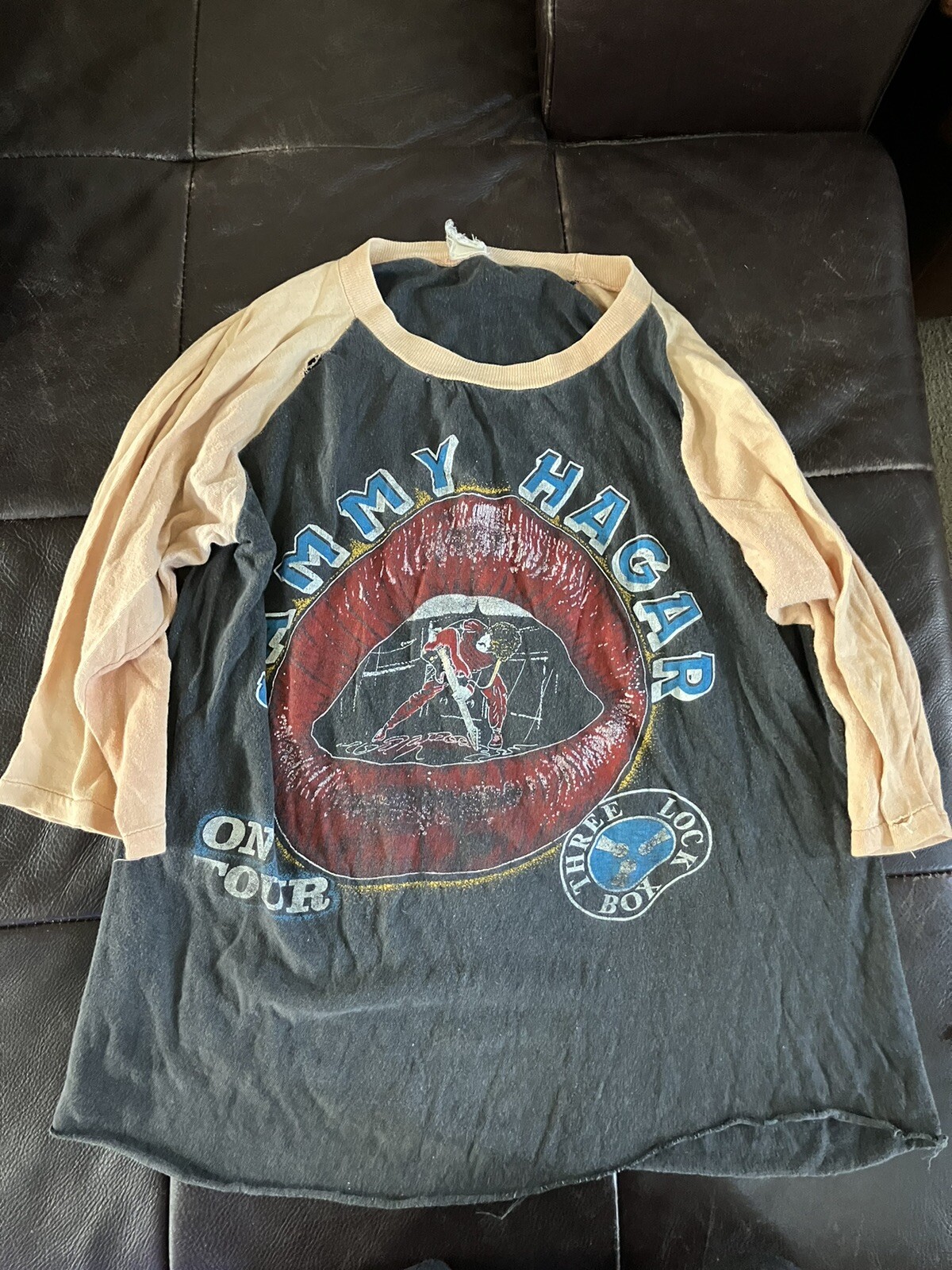 SAMMY HAGAR Vintage Concert Tour T-Shirt 1983 VAN HALEN Beautiful Cond Small