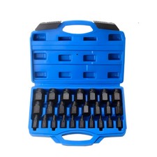 25TLG Schraubenausdreher Set Linksausdreher Bolzen Schrauben Stecknuss Ausdreher