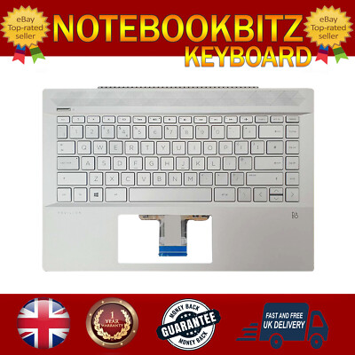 FÜR HP PAVILION 14-CE0027UR - 4GP60EA#ACB HANDAUFLAGE UK TASTATUR MIT FINGERABDRUCK