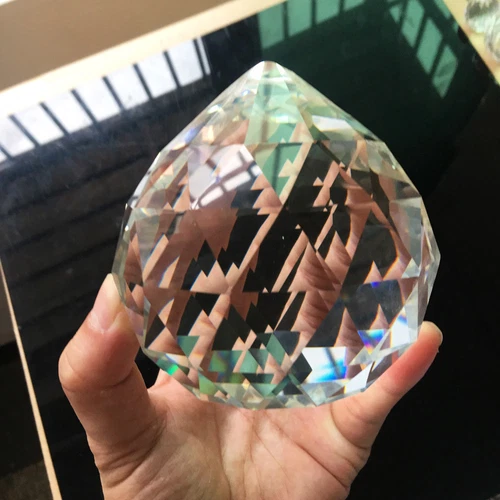 100MM CRYSTAL Prism Ball Chandelier Hanging Pendant Window Decor SUNCATCHER Y3 - Picture 2 of 5