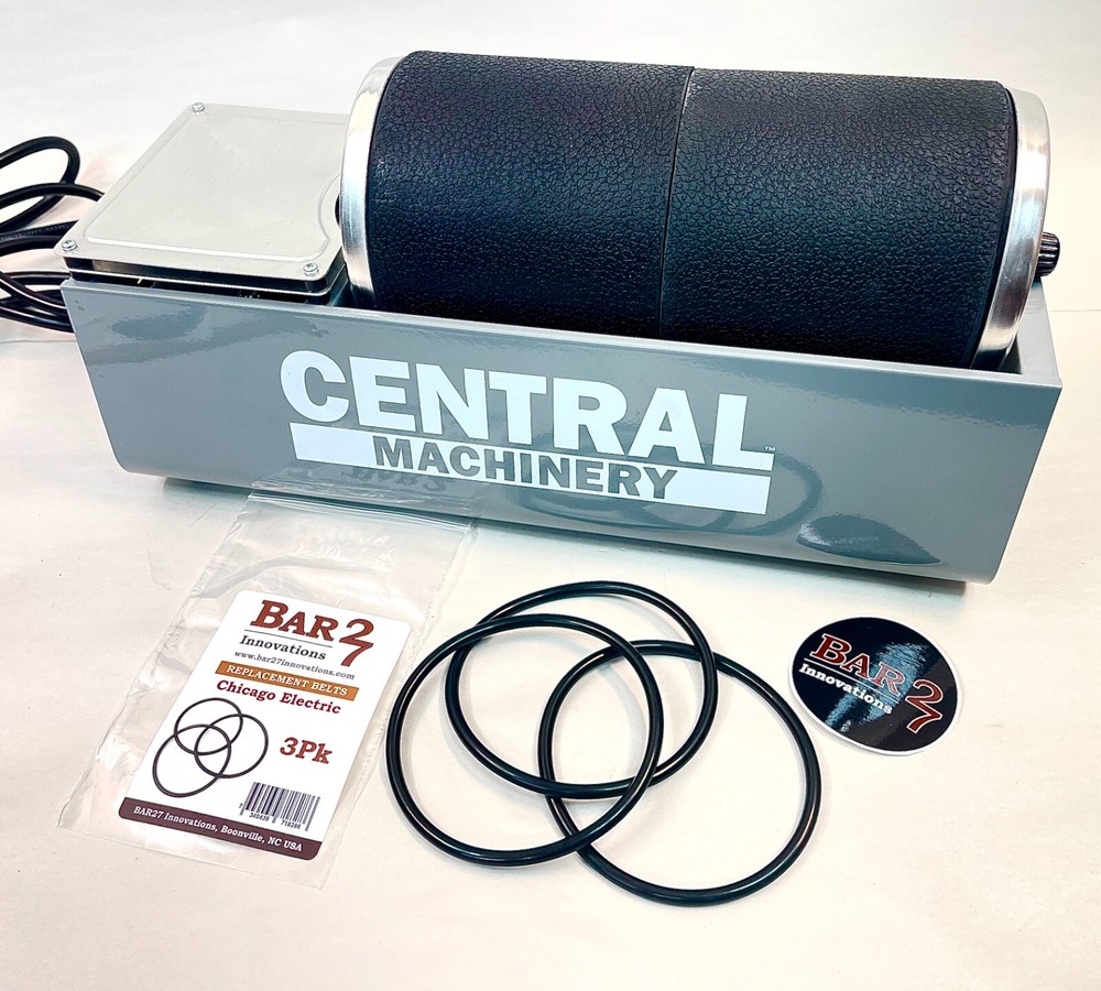 3 Pack Central Machinery Chicago Electric Rock Tumbler Drive Belts