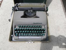 Vintage Smith Corona Sterling Typewriter with Case thumbnail