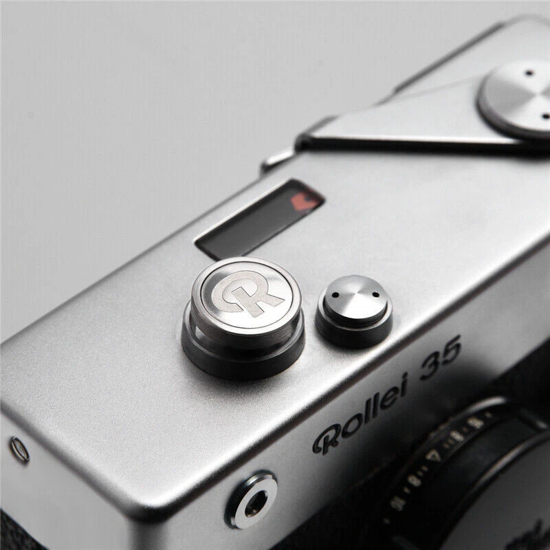 New Rollei 35 Rolleiflex Camera Shutter Release Button Steel Brass Metal Keys - Image 3 of 4