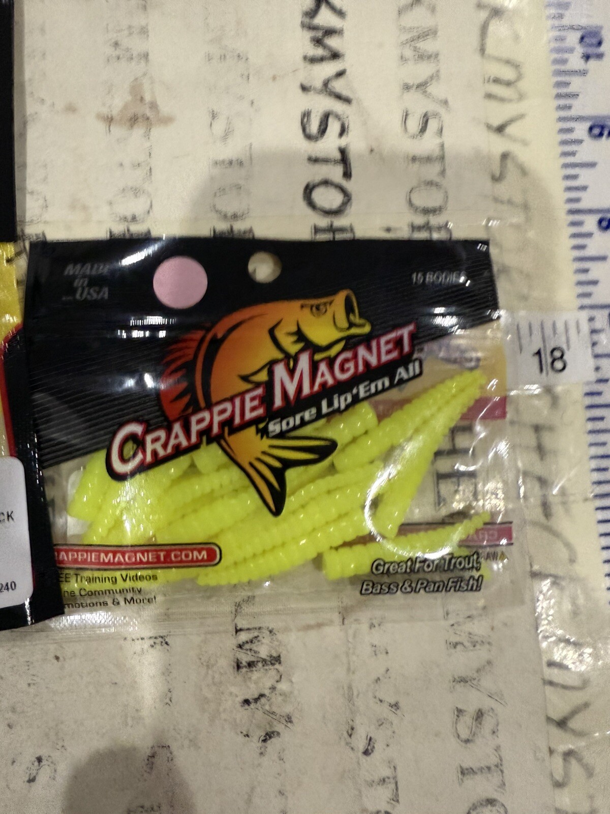 7X Mix Lot Strike King Panfish Mr Crappie Curly Tail Grub Fishing Lures - Image 4