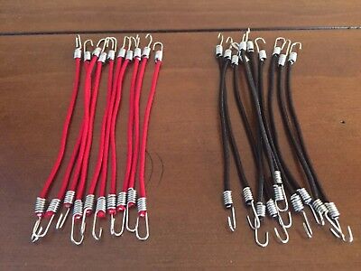10 RED 4 Inch Mini Bungee Cords For RC