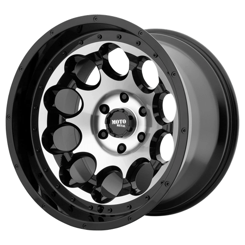 Moto Metal MO990 20X12 6X5.5 G-BLK MACH -44MM