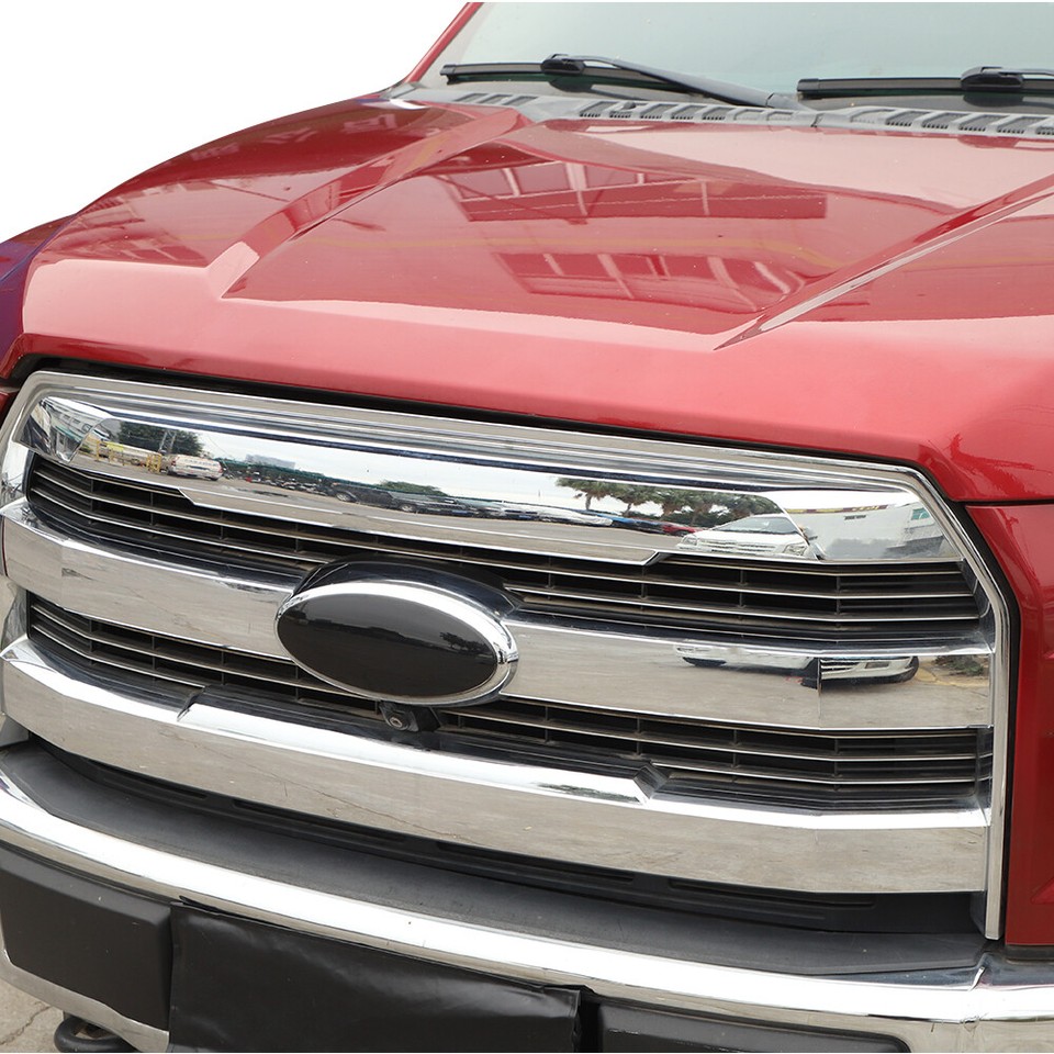 blackened-car-logo-emblem-badge-ring-cover-trim-for-ford-f150-2009