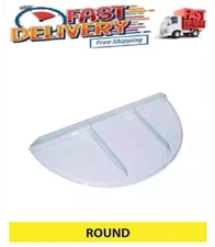 39 in. W x 17 in. D x 2-1/2 in. H Economy Round Flat Window Well Cover