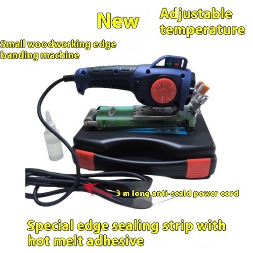 220V Woodworking PVC Edge Banding Machine Portable Adjustable Temperature - Picture 8 of 22