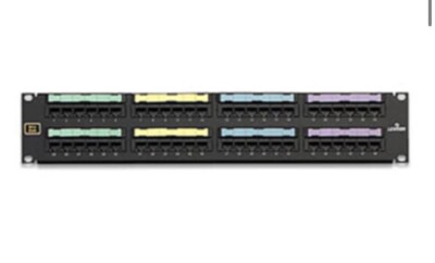 Leviton 010-49012-J48 2RU Voice Grade Patch Panel 49012-J48