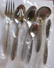 CELEBRATION Reed & Barton 8 Piece Serving Set Select Stainless Flatware Unused