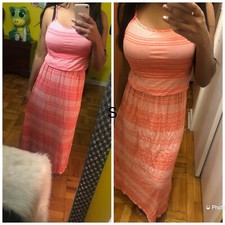 Maxi stripped Dress Small