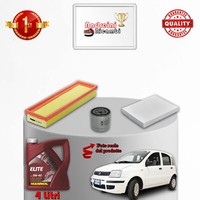 Set Service 3 Filter Und ÖL Fiat Panda II 1.4 57KW 78CV Von 2010->