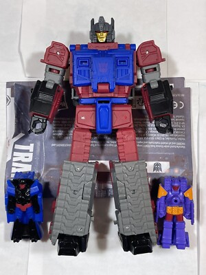 Transformers Legacy United Deluxe Quake Tank With Targetmaster Guns 100% C9+!