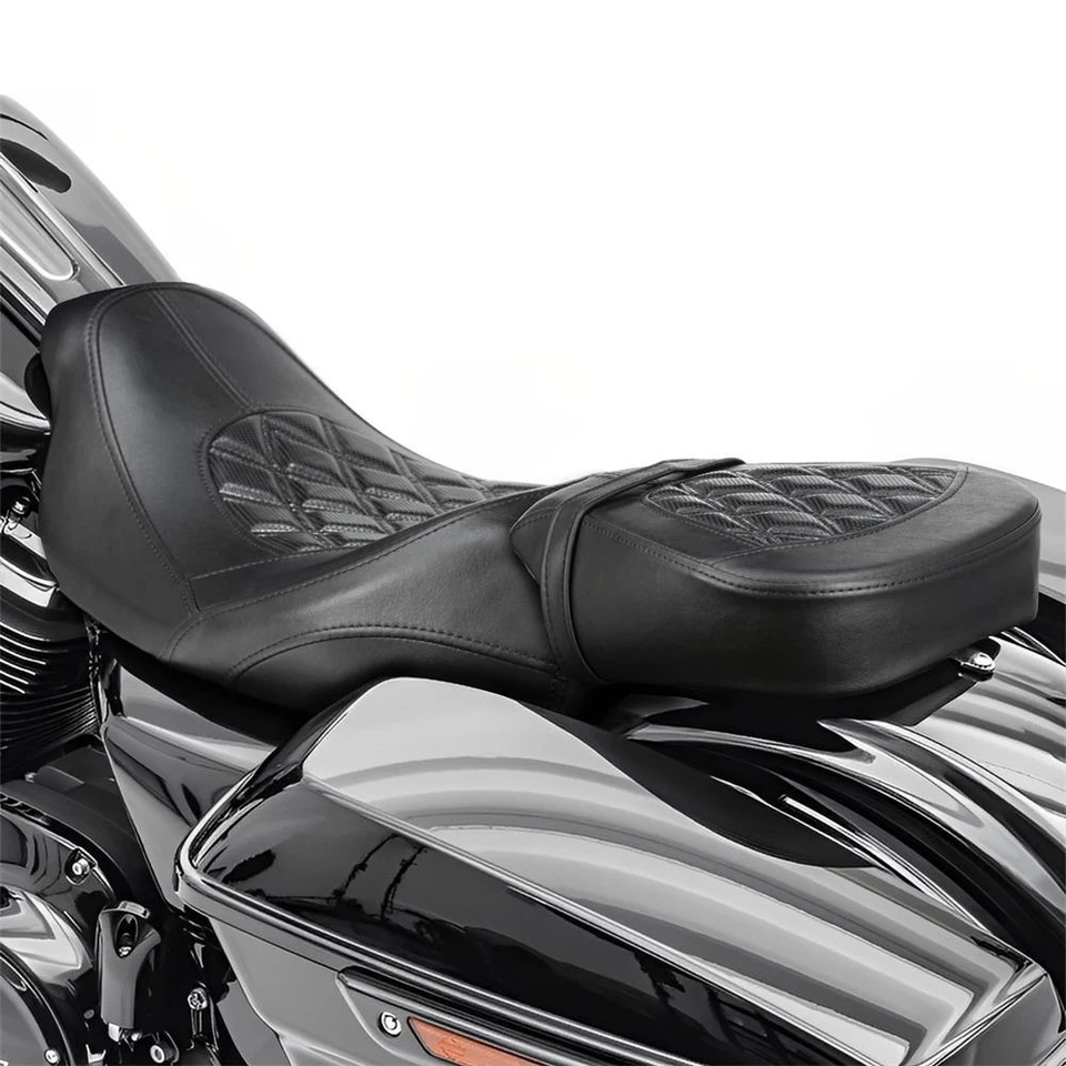 For Harley Street Glide Special FLHXS Two-up Driver & Passenger Seat 2014-2023 Foto 4 de 4
