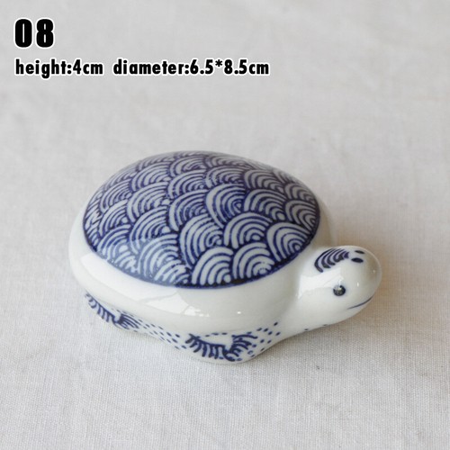 Garden Floating Ceramics Goldfish Turtle Outdoor Ornament Yard Patio Decor 1PCS - Bild 20 von 31