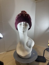 Columbia Kids Burgundy Pom Pom Lined Beanie Little Kids/Big Kids One Size