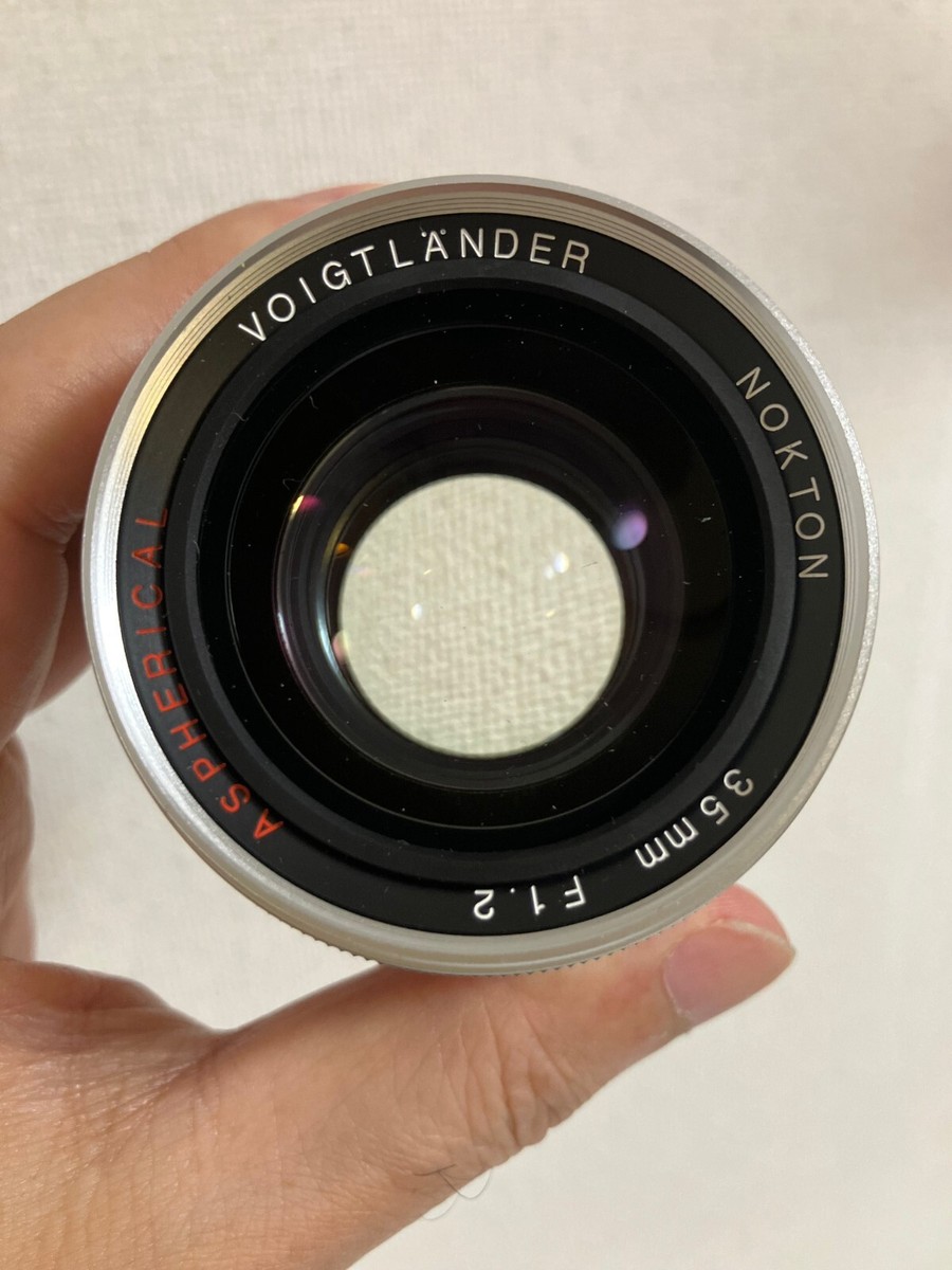 TOP MINT ] Voigtlander NOKTON 35mm f1.2 Aspherical VM Silver