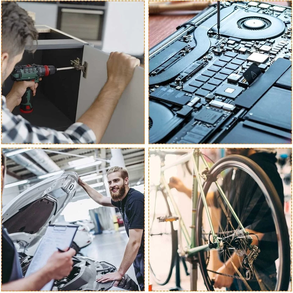 Tamper Proof Security Torq Hex Star Spanner Tri Wing Screwdriver 33 Torx Bit Set - Image 3 of 4