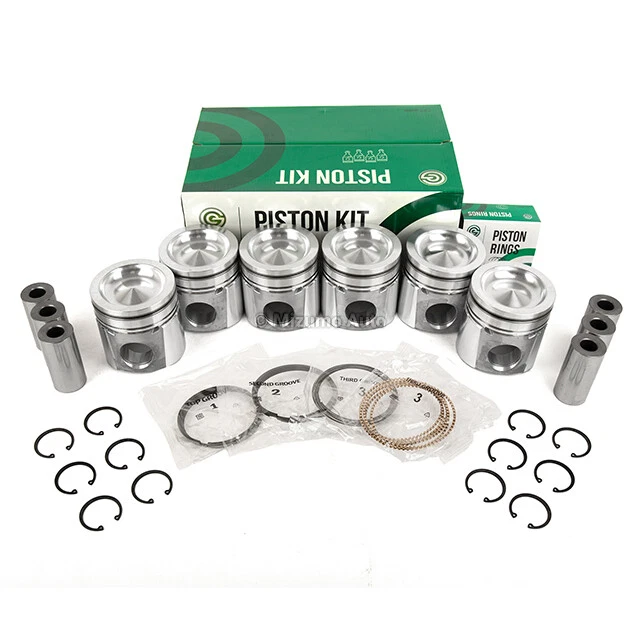 Full Gasket Set Pistons Bearings Fit 98-02 Dodge Ram 5.9L Diesel L6 OHV 24v - Image 4 of 4