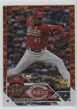 2023 Topps Series 2 Orange Foil /299 Alexis Diaz Alexis Díaz #369 12w1