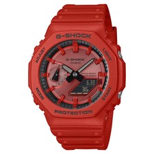 Casio G-Shock GA2100RRB-4A Iconic Vivid Red Analog Digital Watch