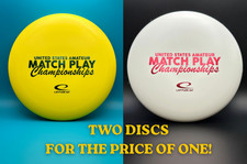 PAIR of Latitude 64 Keystone Disc Golf Putter...