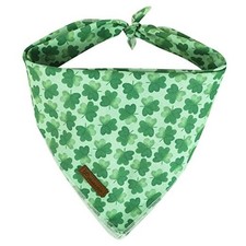 t. Patrick's Day Dog Bandanahamrock Triangle Bidcarf formall/Medium S Shamrock