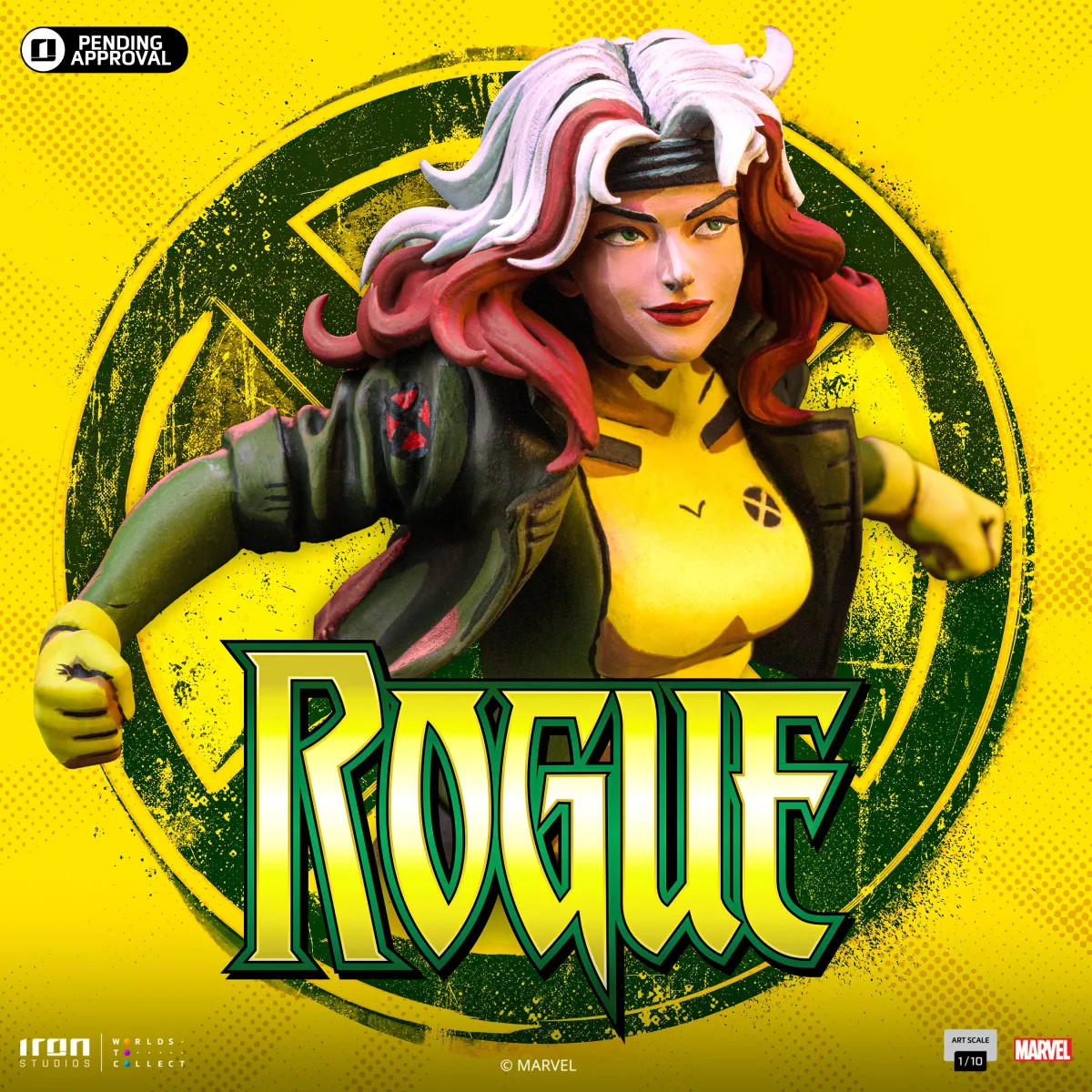 Statuette X-Men '97 Rogue Malicia 1/10 en polystone haute finition par Iron Studios