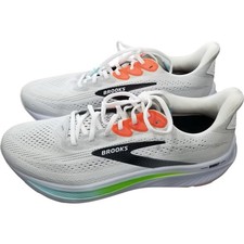 Brooks Ghost 17 Running Shoes Men's 11 D Medium Gray White 1104421D112 Excellent