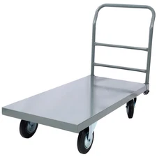 Heavy Duty Platform Truck Flat Dolly Cart 24x48 Inch 2000LB Capacity Wheels