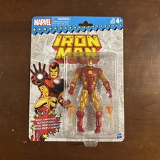 MARVEL LEGENDS IRON MAN FIGURE 6  RETRO VINTAGE SERIES 1 HASBRO 2017 NEW MOC