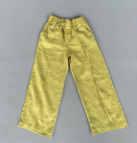 Zara Linen Pants Girls Size 8 Wide Leg - Picture 2 of 8