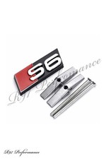 Audi S6 Chrome Silver Front Honeycomb Grill Radiator Badge