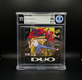 Riot Zone &bull;TurboGrafx-16 CD &bull; SEALED &bull; WATA 9.8 A++ &bull; Rare Beat 'Em Up &bull; VGA CGC