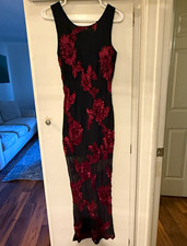 Vintage true vintage y2k romantic whimsical fairy bottom sheer maxi dress