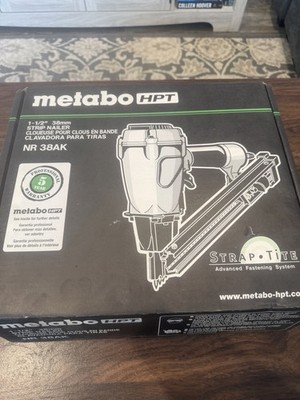 METABO HPT NR38AK 1-1/2 INCH 38mm STRAP-TITE METAL CONNECTOR NAILER