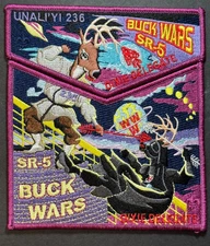 Boy Scout OA 236 Unali'yi Lodge SR-5 Dixie Conclave Star Wars Themed Flap Set