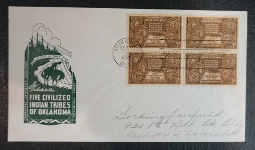 US 1948 FDC Indian Tribes of Oklahoma