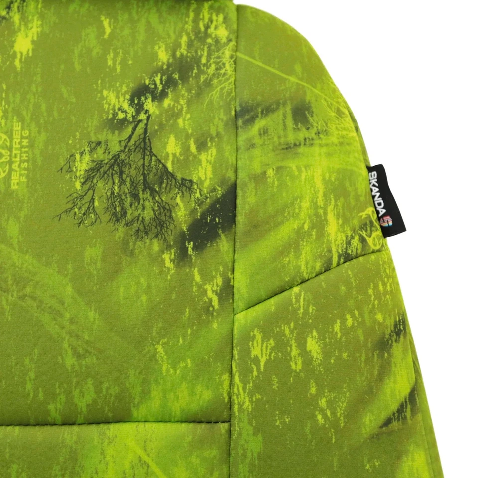 For GMC Sierra 1500 08-09 Realtree Fishing 1st Row Camo Green Custom Seat Covers Foto 4 de 4