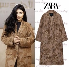 CAPPOTTO LUNGO RICAMATO ZARAZW EDIZIONE LIMITATA ROSA CHIARO FW25/26 S REF. 3736/253